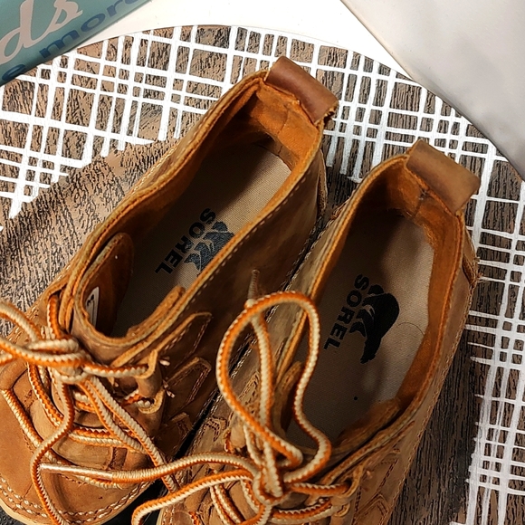 🥰 EUC Sorel Brand Out and About Ladies Leather Lace Up All Weather/Rainboot, 6 - Picture 7 of 16